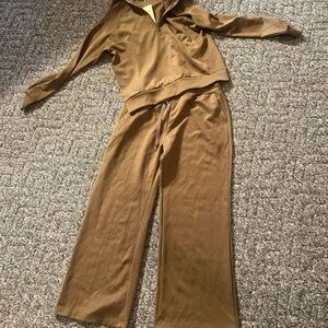 Brown Women's Pants & Jumpsuit Set